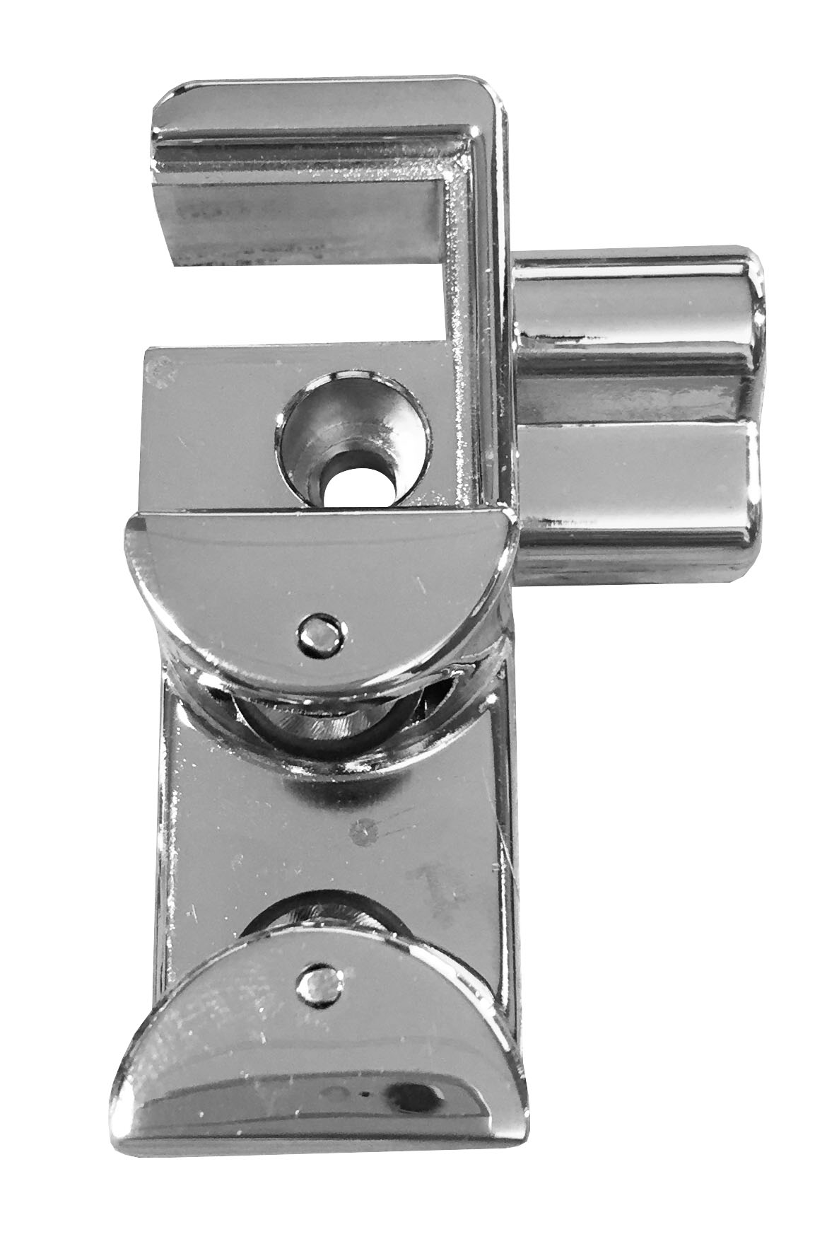 Productfoto chroom metalen deurgeleider deur links 206064