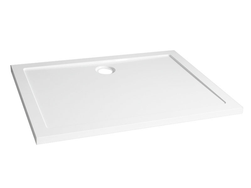 Productfoto Douchebak rechthoek 120 x 90 x 4 cm acryl glans wit 213515