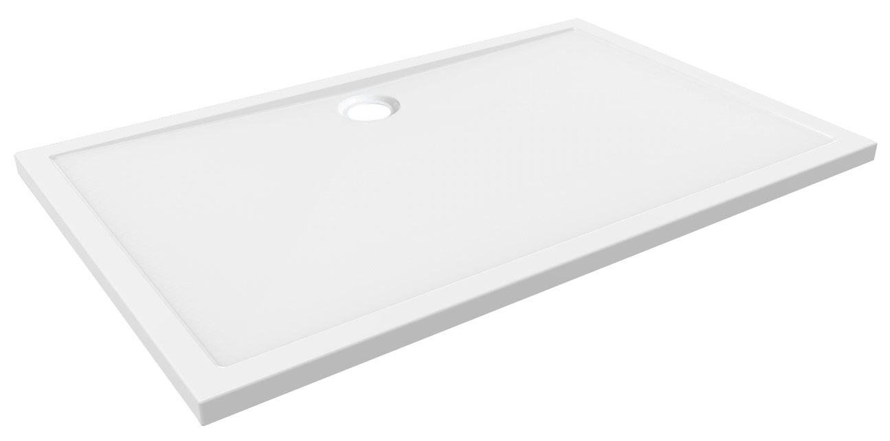 Productfoto Douchebak rechthoek 140 x 90 x 4 cm acryl glans wit 213516
