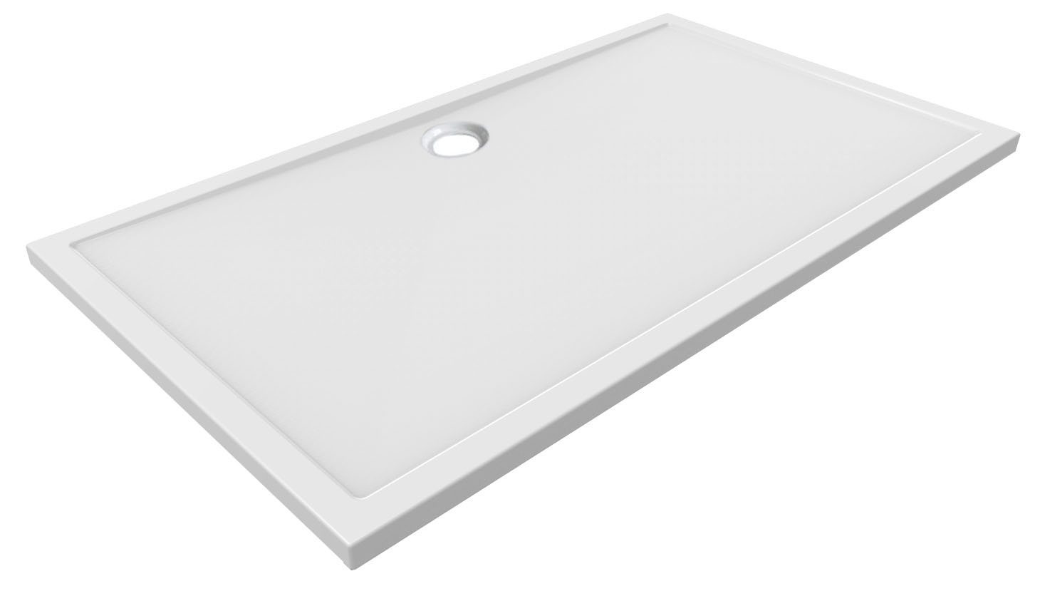 Productfoto Douchebak rechthoek 160 x 90 x 4 cm acryl glans wit 213517