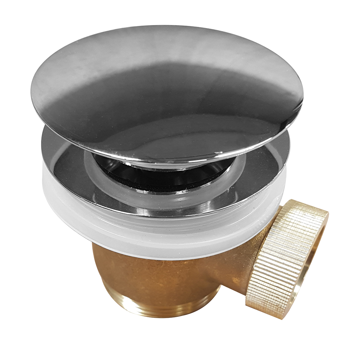 Productfoto Caral clickwaste afvoerplug vrijstaand bad 1 1/2" chroom 216002