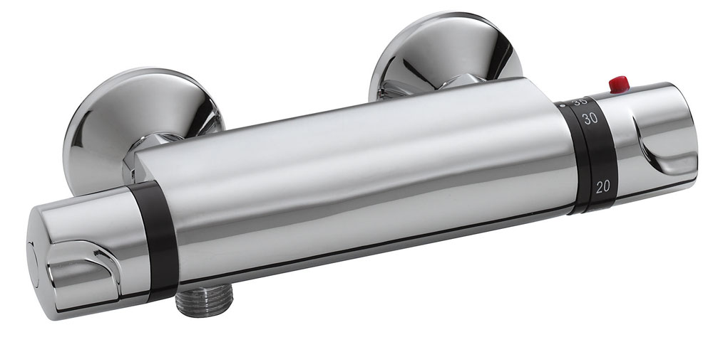 Productfoto Universele thermostatische douchemengkraan 12cm chroom 233604