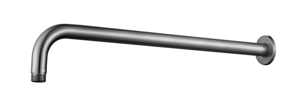 Productfoto 304 douchearm met muurbevestiging rond 40 cm geborsteld RVS 243812