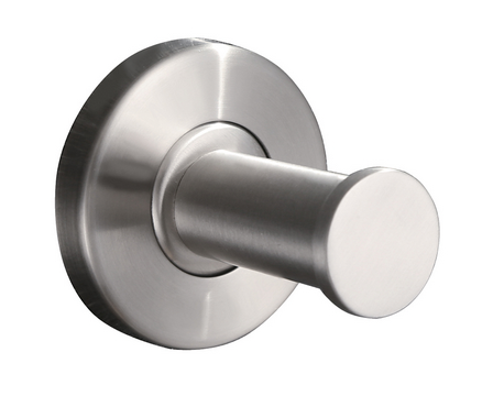 Productfoto 304 handdoekhaak groot enkel RVS 243826
