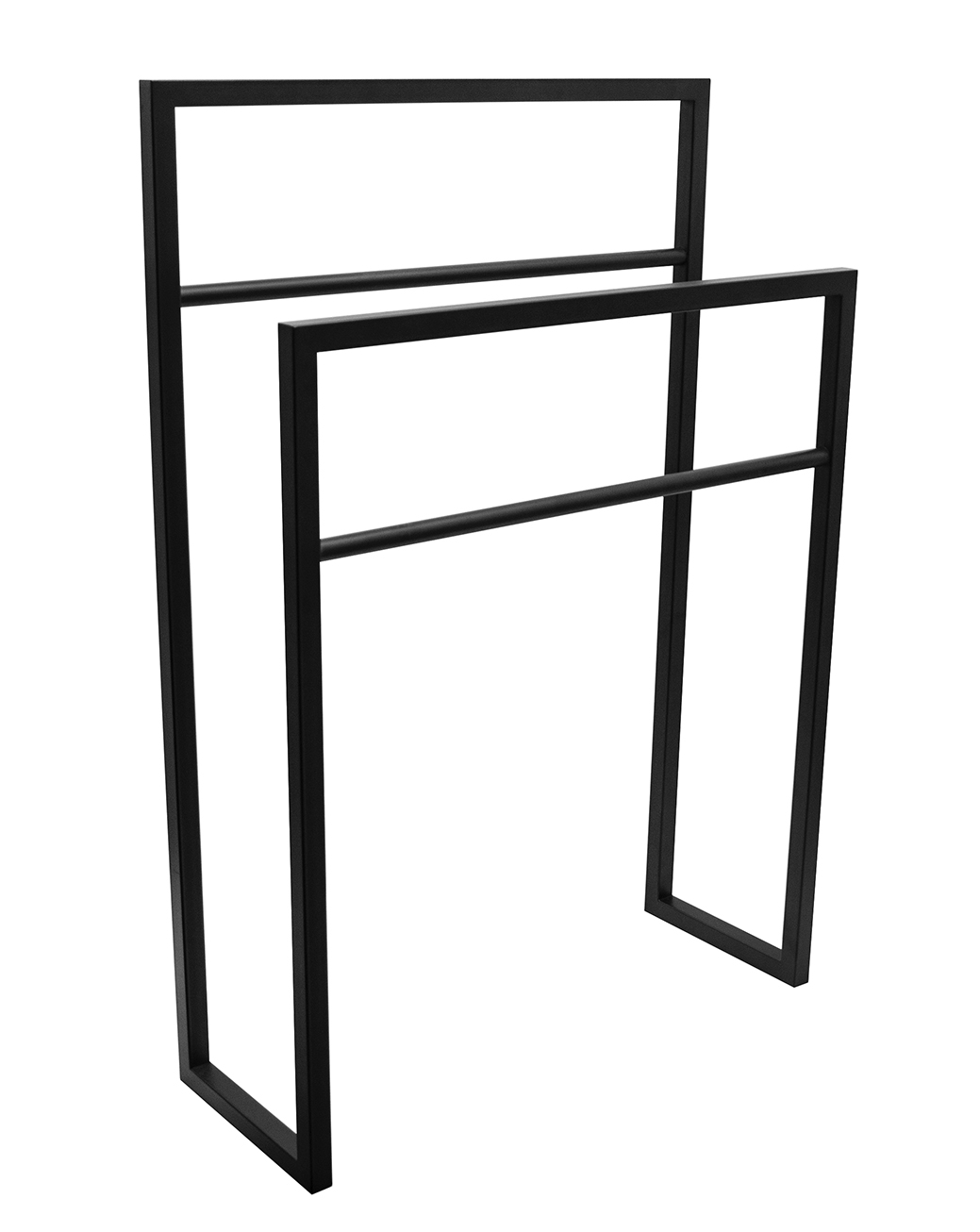 Productfoto Liber vrijstaand handdoekrek 55 x 80 cm mat zwart 287001