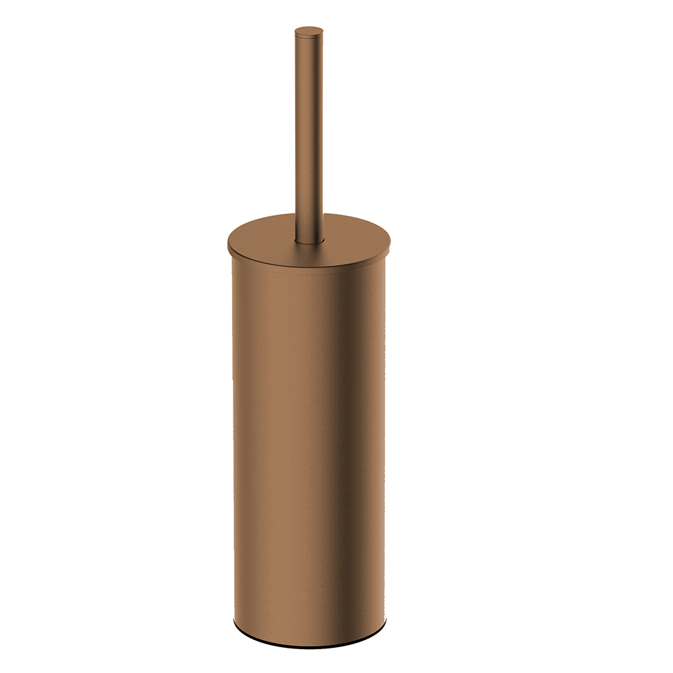 Productfoto Alonzo vrijstaande toiletborstel met houder geborsteld brons koper PVD 287055
