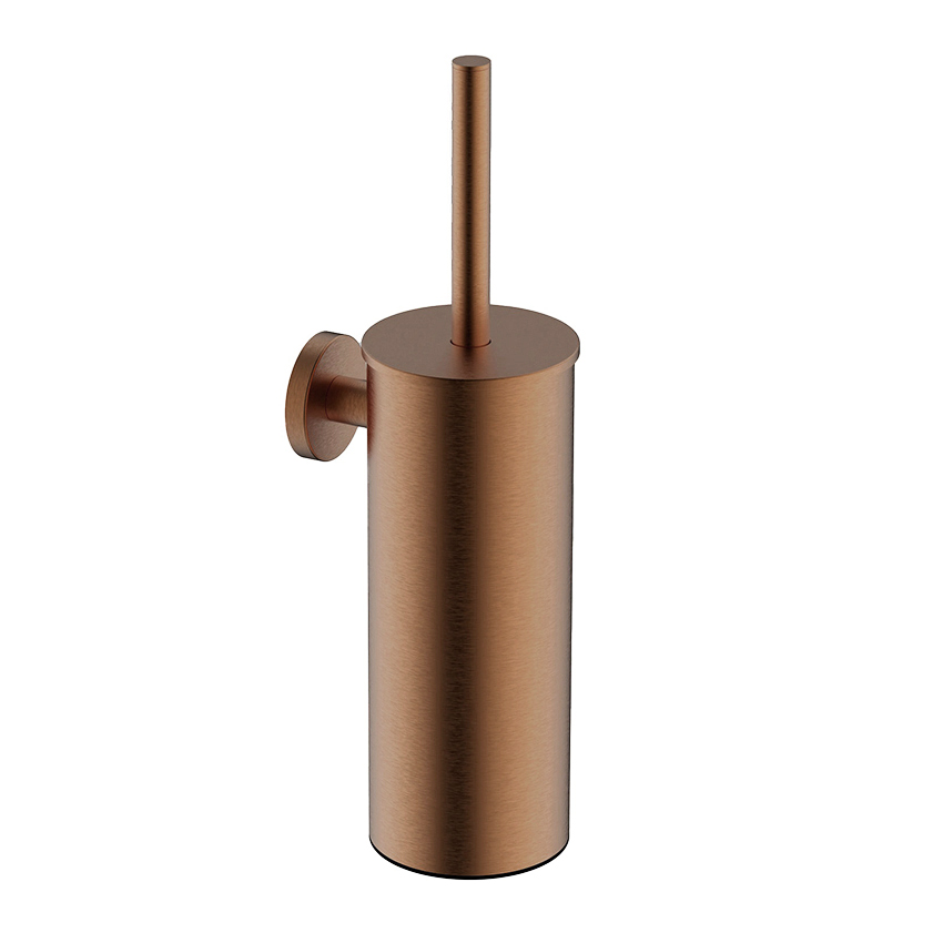 Productfoto Alonzo toiletborstel met houder geborsteld brons koper PVD 288055