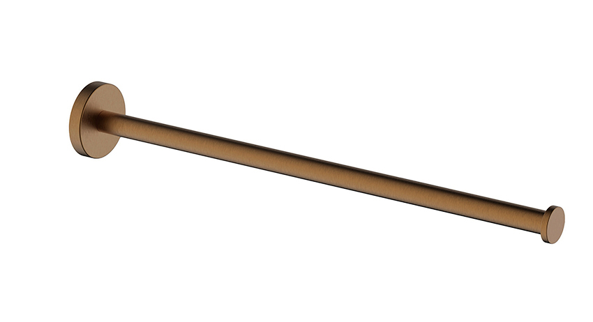 Productfoto Alonzo handdoekrek 1-armig geborsteld brons koper PVD 288085
