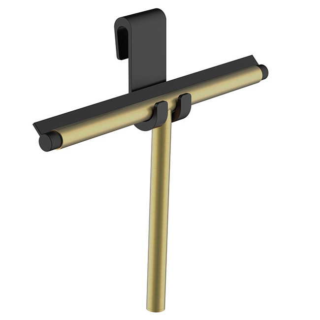 Productfoto Alonzo raamwisser met flexibele glashaak geborsteld messing PVD 289023