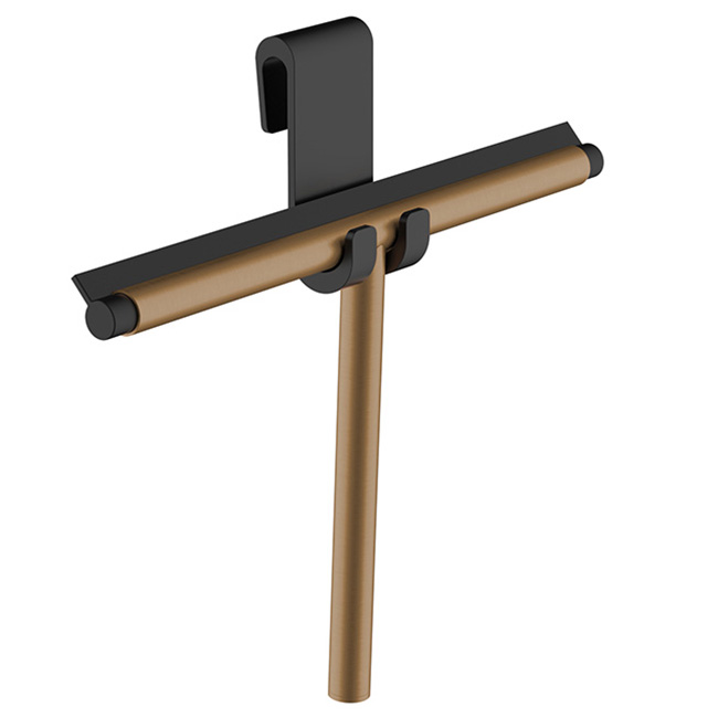Productfoto Alonzo raamwisser met flexibele glashaak geborsteld brons koper PVD 289025