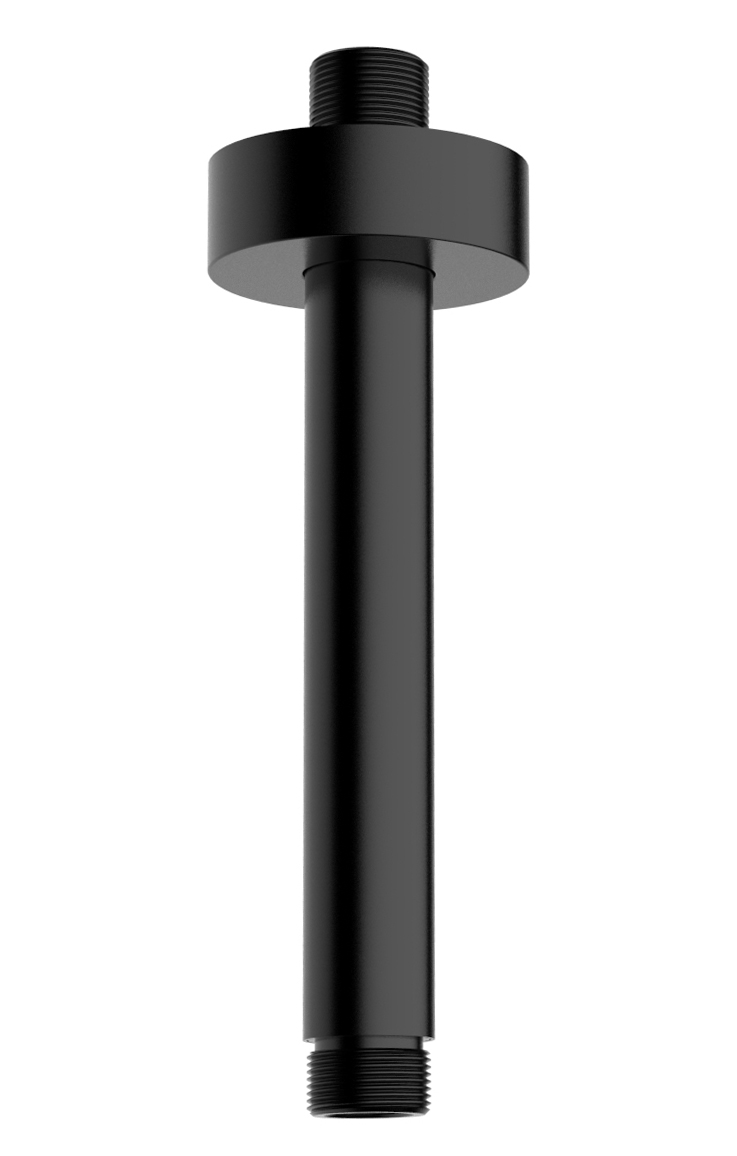 Productfoto UniMatch douchearm met plafondbevestiging 30 cm mat zwart 292861
