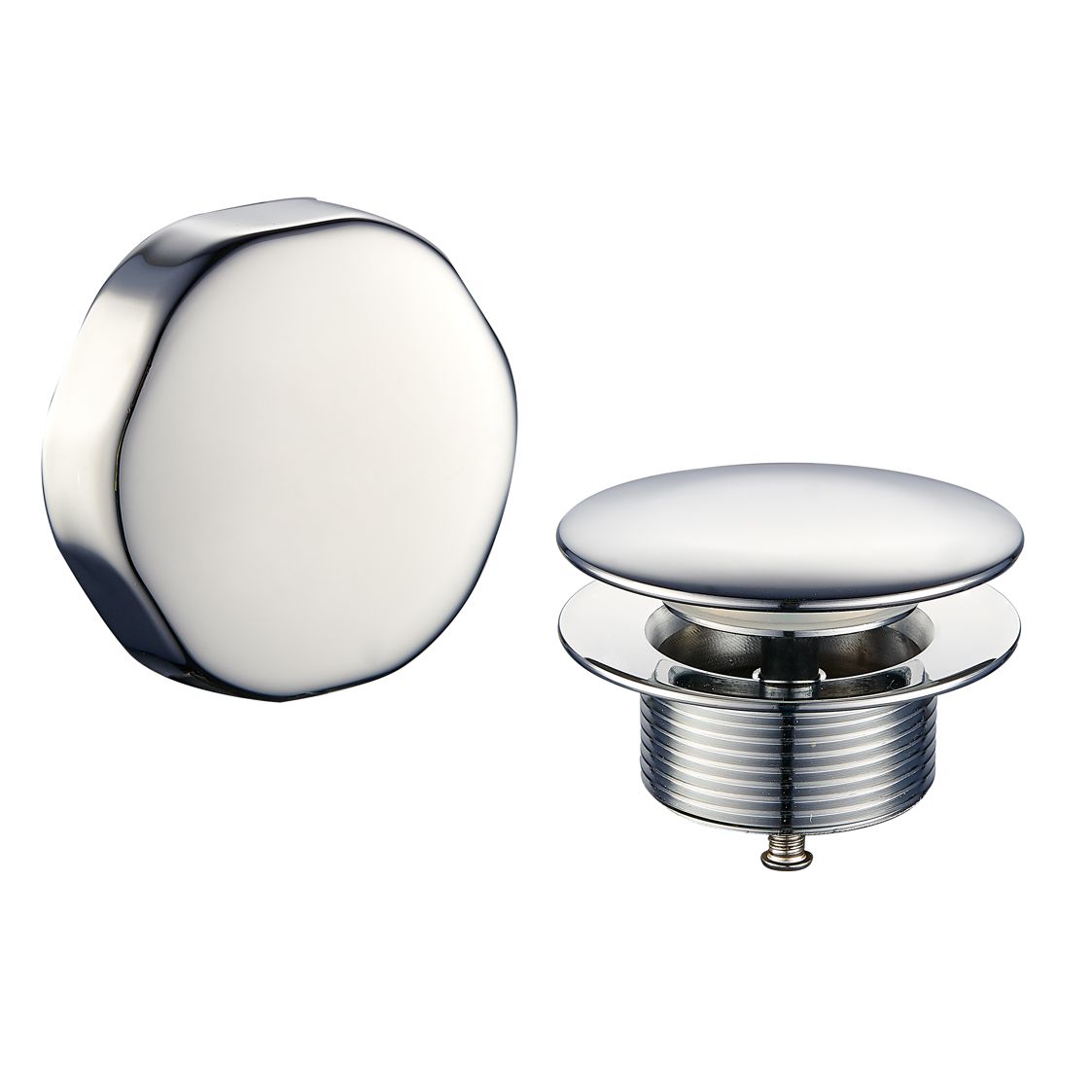 Productfoto Doblar afbouwdeel badafvoer met overloop chroom 292901