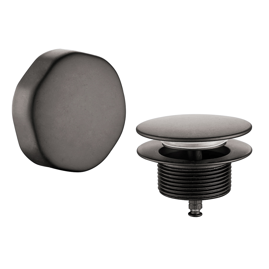 Productfoto Doblar afbouwdeel badafvoer met overloop gunmetal 292906
