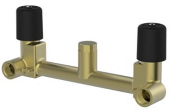 Productfoto Caral/Cross inbouwdeel wastafelmengkraan 2-knops 293100