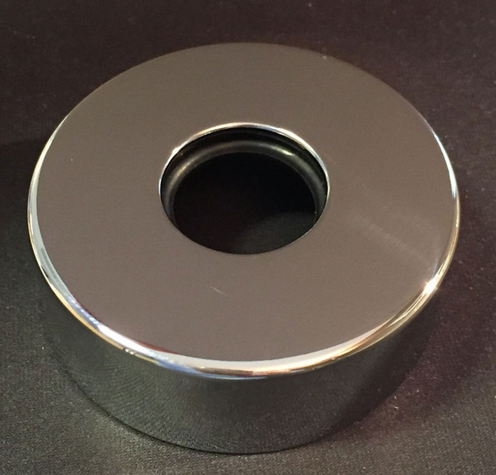Productfoto UniMatch rozet voor douchearmen 60-22 x 20 mm chroom 293890