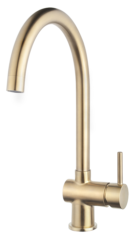 Productfoto Caral keukenmengkraan geborsteld messing PVD 295034