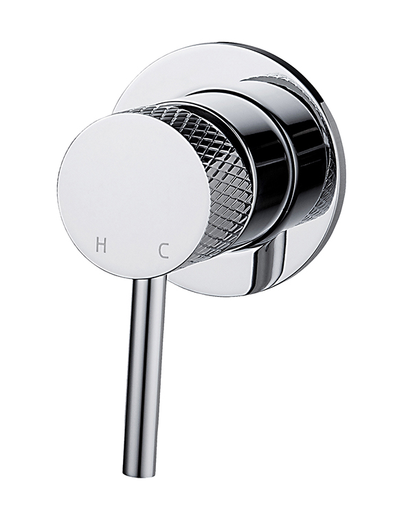 Productfoto Ribbd douchemengkraan 1 weg inbouw chroom 295340