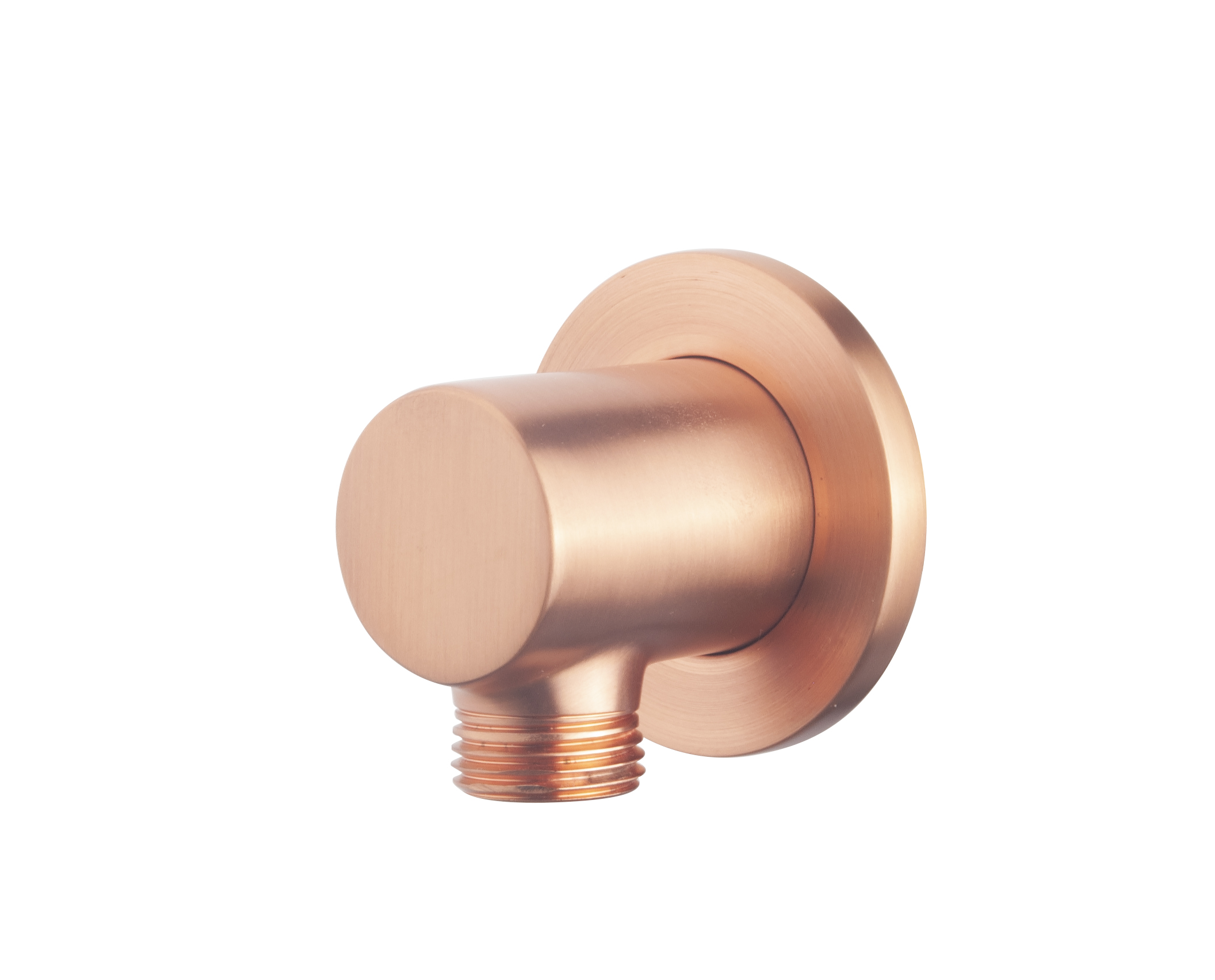 Productfoto UniMatch wandaansluitbocht rond 1/2" geborsteld koper 295941