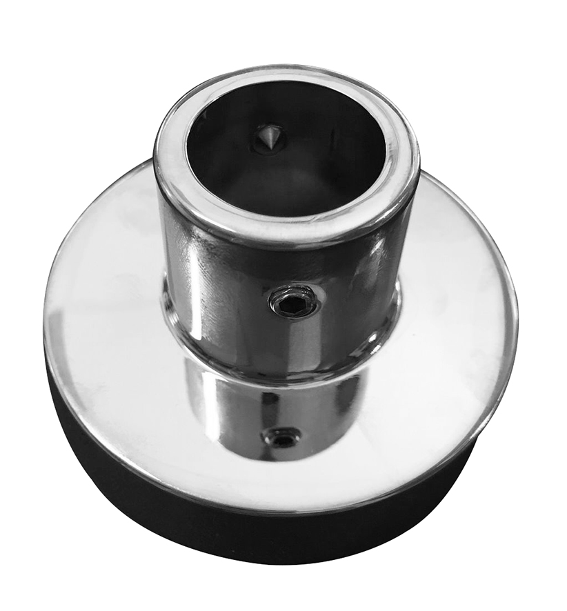 Productfoto Caral muurplaat voor thermostatische regendoucheset opbouw chroom 296118