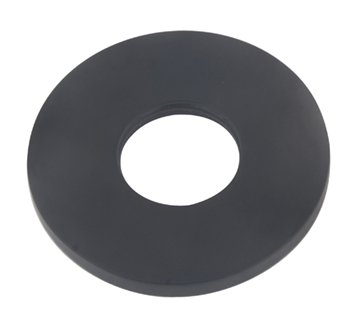 Productfoto Slim rozet uitloop eenhendel wastafelkraan 50 mm mat zwart 296171