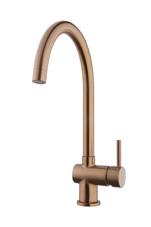 Productfoto Caral keukenmengkraan geborsteld brons koper PVD 296209