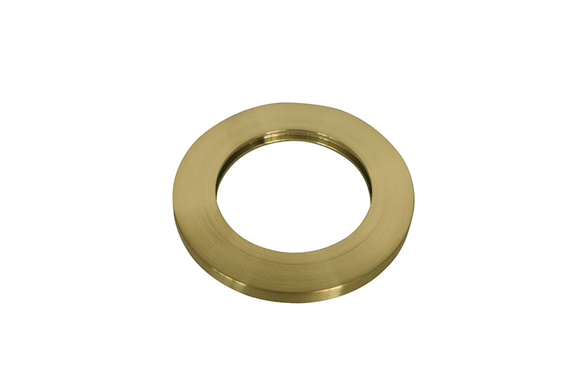 Productfoto Caral rozet kraangedeelte eenhendel wastafelkraan 75mm geborsteld messing PVD 296248