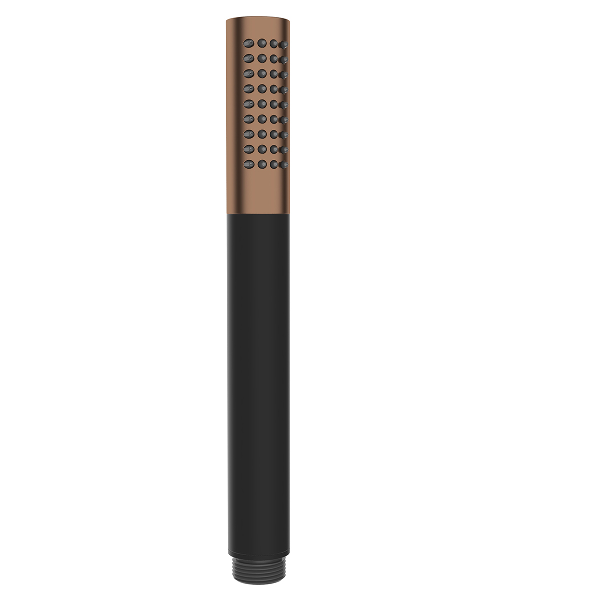 Productfoto UniMatch staafhanddouche 1 stand geborsteld brons koper/mat zwart PVD 296904
