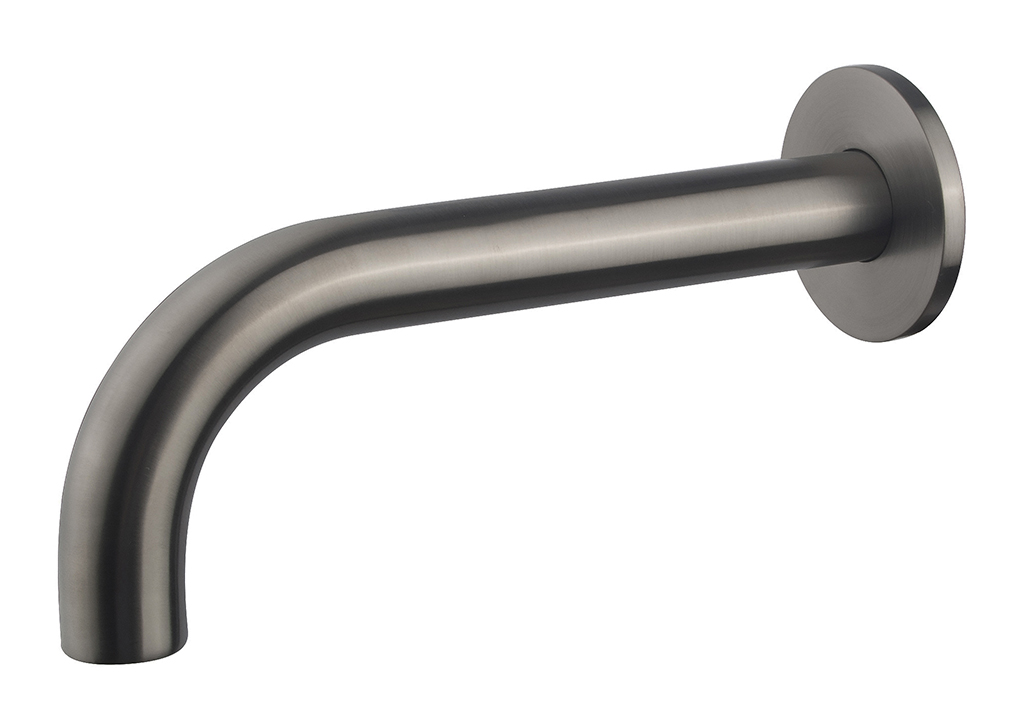 Productfoto Caral baduitloop rond 20 cm 1/2" gunmetal PVD 297984
