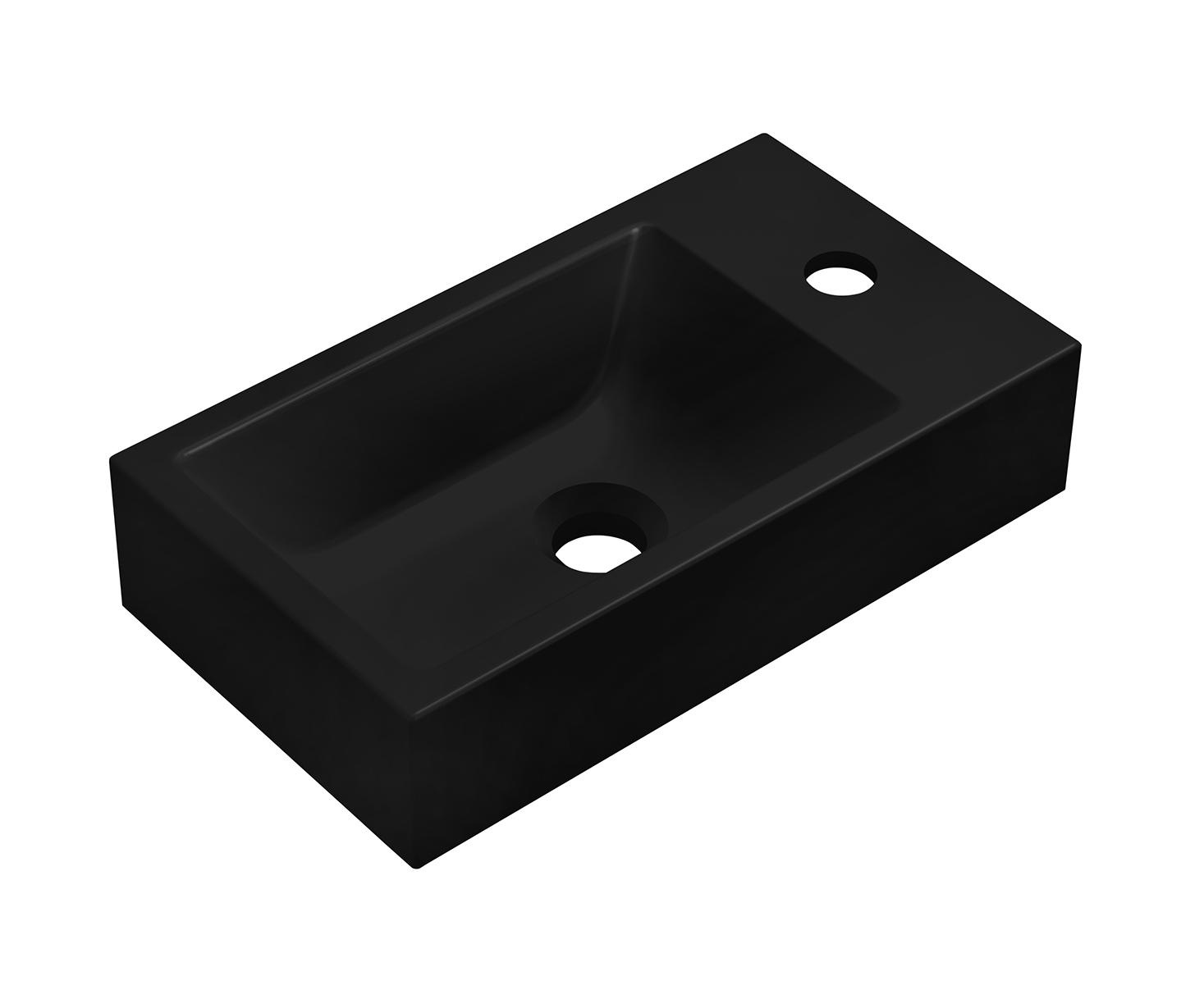Productfoto Ribbella fontein omkeerbaar 40 x 22 x 9 cm composiet mat zwart 321410