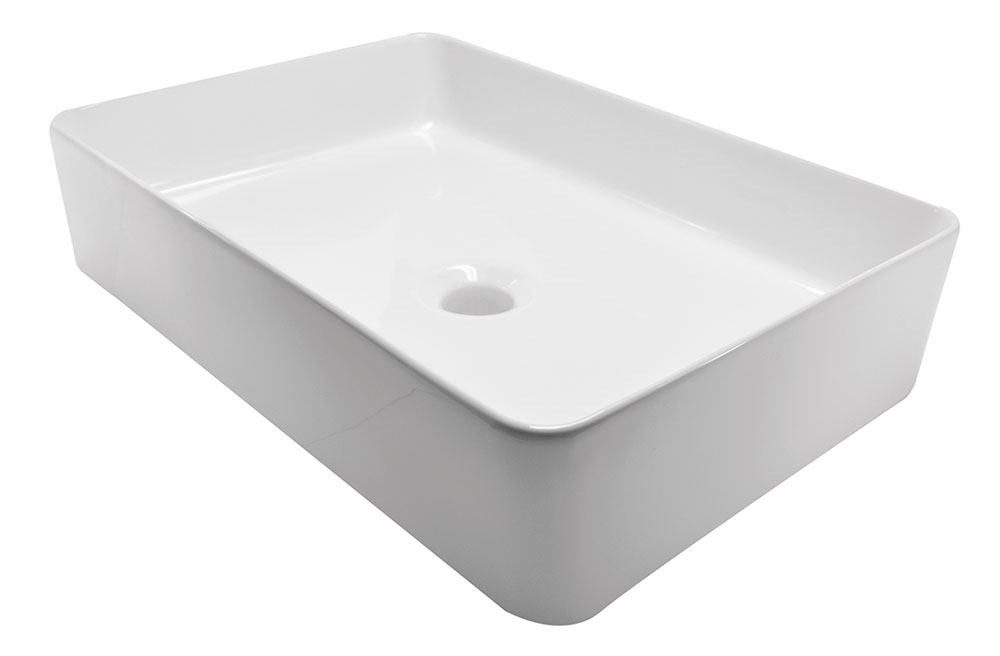 Productfoto Link opzetwastafel 35 x 50 x 12 cm keramiek glans wit 323424