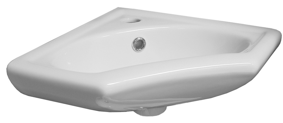 Productfoto Trevi hoekfontein 35 x 35 x 15 cm keramiek glans wit 323520