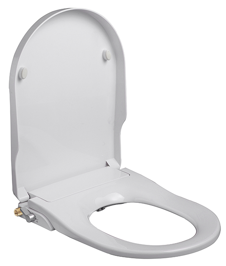 Productfoto Luxiseat toiletzitting softclose met bidet functie glans wit 323770