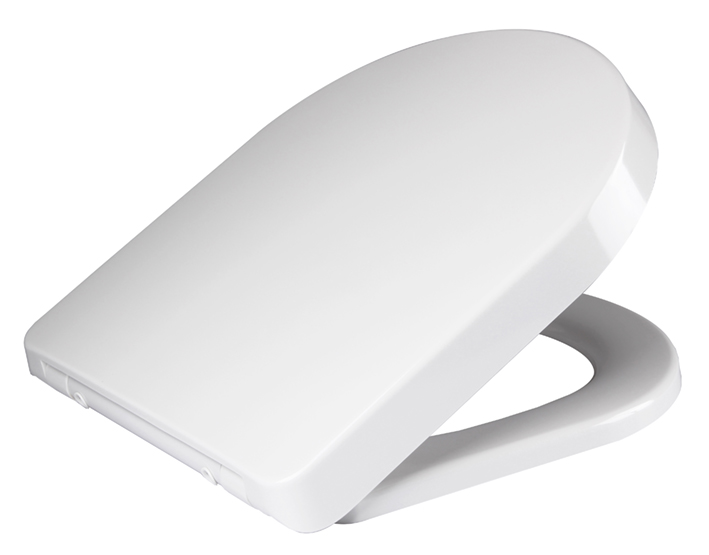 Productfoto Deeline toiletzitting softclose en quick release glans wit 323778