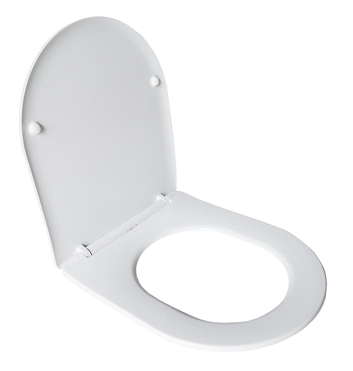 Productfoto Nibiru toiletzitting softclose en quick release glans wit 324641
