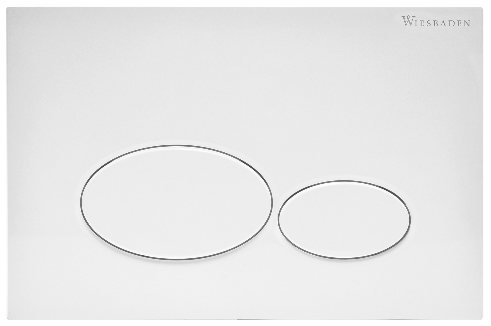 Productfoto X32 drukplaat voor inbouwreservoir glans wit 324660