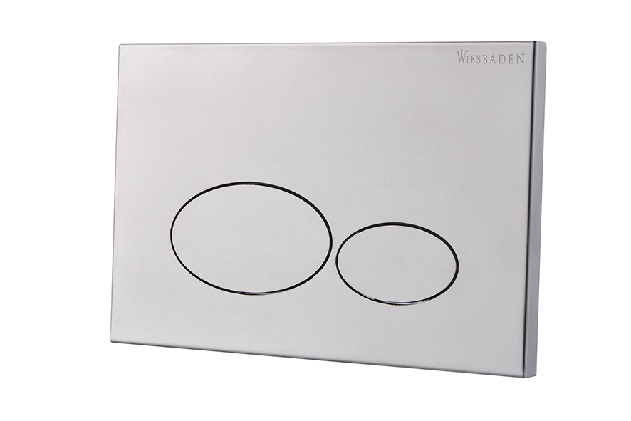Productfoto X32 Metal drukplaat voor inbouwreservoir RVS geborsteld 324673