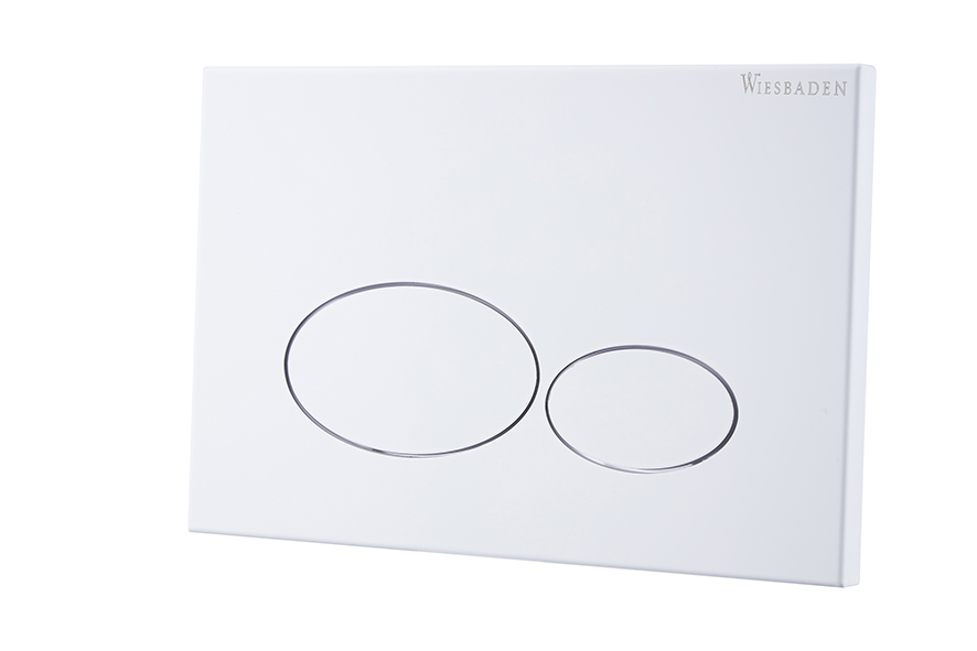 Productfoto X32 Metal drukplaat voor inbouwreservoir mat wit 324678
