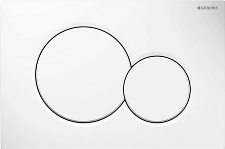Productfoto Geberit Sigma-01 drukplaat wit 324815