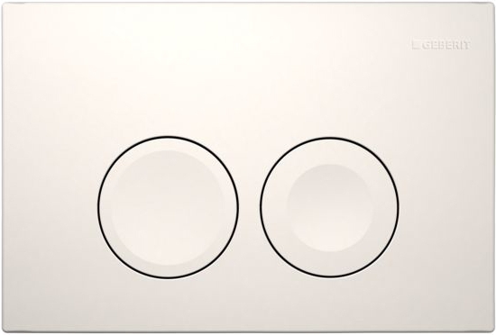 Productfoto Geberit Delta-25 Drukplaat Wit 324837