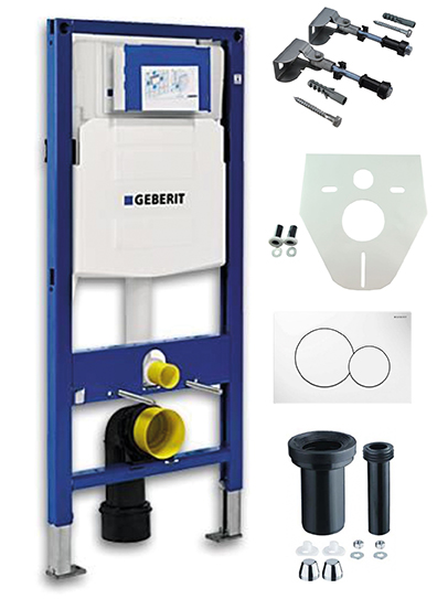 Productfoto Geberit UP-320 inbouwreservoir + Sigma-01 drukplaat wit 324960