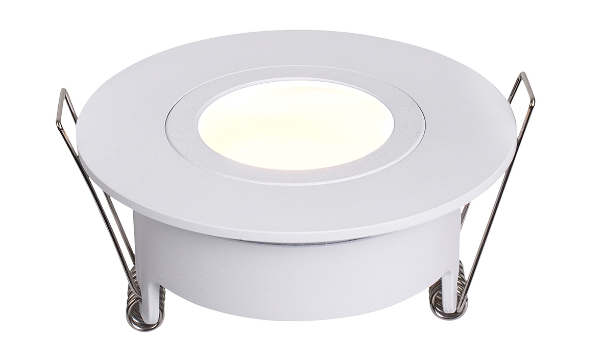 Productfoto Spotz inbouwspot enkel dimbaar IP65 mat wit 332000