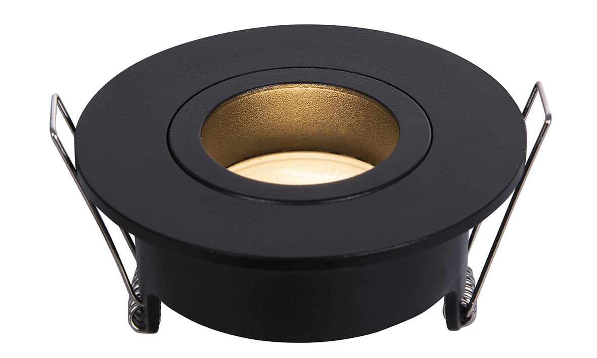 Productfoto Spotz inbouwspot enkel dimbaar IP65 mat zwart 332001