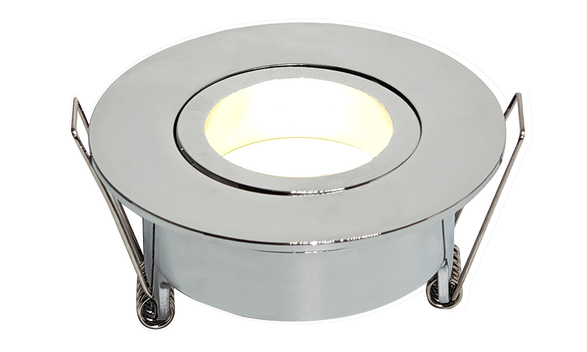Productfoto Spotz inbouwspot enkel dimbaar IP65 chroom 332006