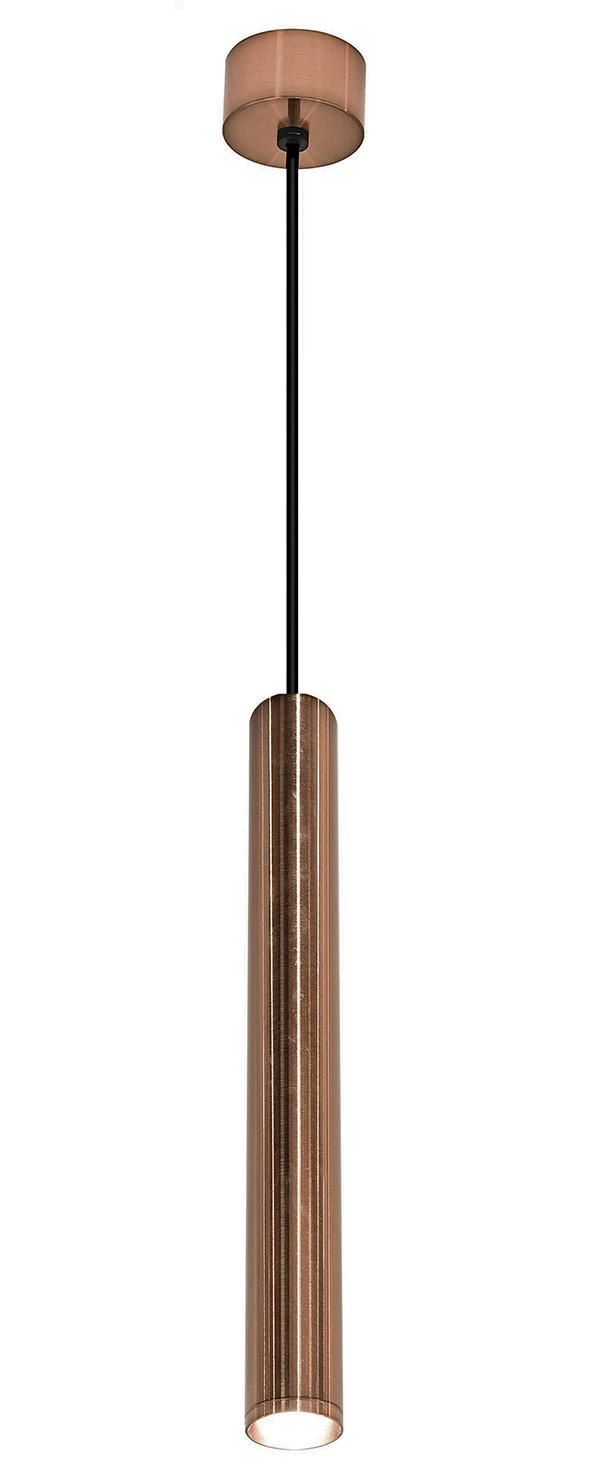 Productfoto Oriona hanglamp dimbaar IP44 geborsteld brons koper 332018