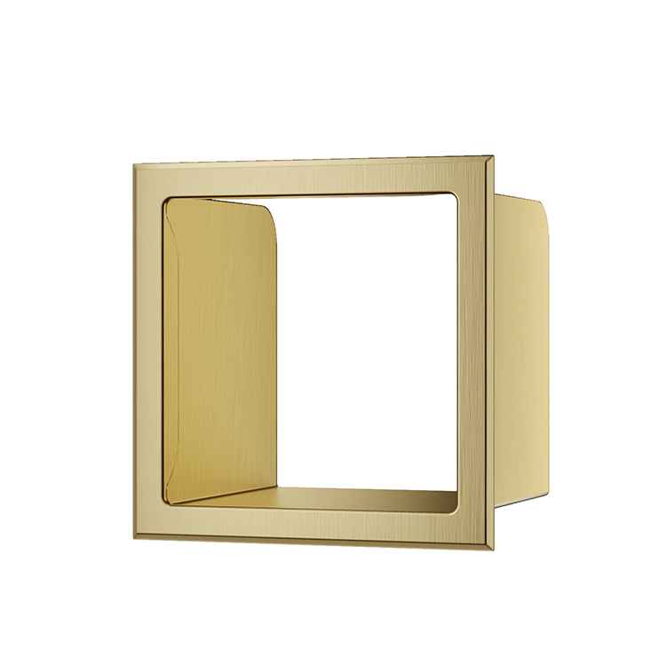 Productfoto Rocko inzetstuk voor reserverolhouder inbouw geborsteld messing PVD 332104