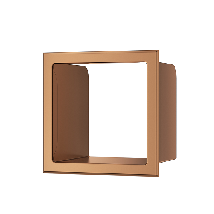 Productfoto Rocko inzetstuk voor reserverolhouder inbouw geborsteld brons koper PVD 332105
