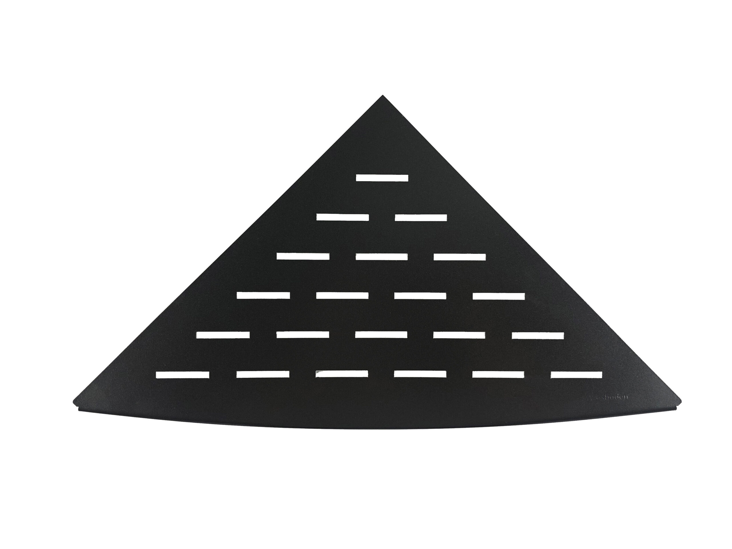 Productfoto InWall hoekplanchet 29 x 29 cm mat zwart 332190