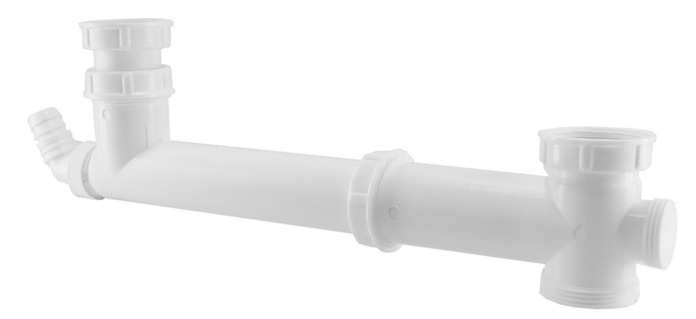 Productfoto gootsteen duplo afvoer ongelijk 11/2'' 333509