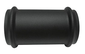 Productfoto UniMatch buisverbinder 32 mm mat zwart 333569