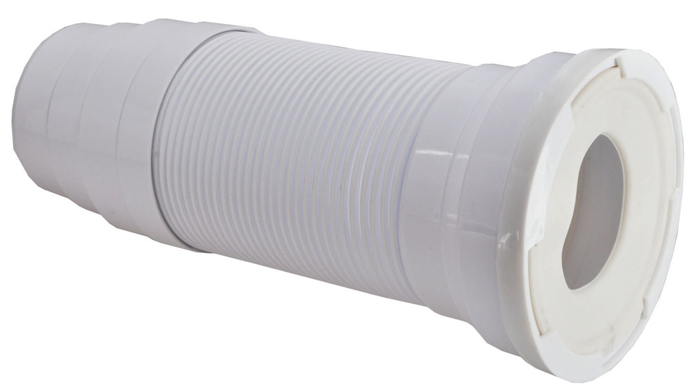Productfoto Flexibele uittrekbare closetaansluitstuk 110/103 wit 333732